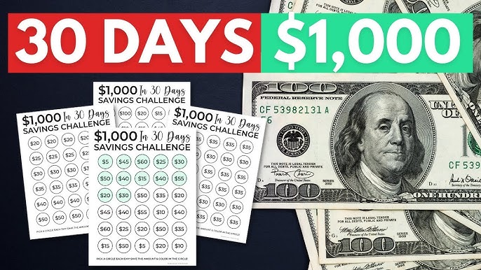 How to Save $1,000 Fast in 30 Days